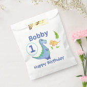 ブルーダノボーイズバースデーパーティーの名前&年齢 フェイバーバッグ (封をした状態)