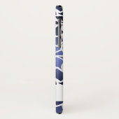 ブルーダパーソナライズされたリア花の柄 Case-Mate iPhoneケース (裏面/左)