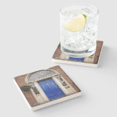 ブルーダブリンドアコースター ストーンコースター (横)