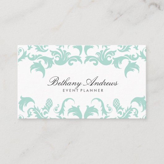 ブルーダマエレガントスクの名刺 – Groon 名刺 (正面)