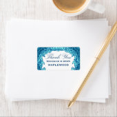 ブルーダマスクありがとうステッカーB451 ラベル (インサイチュ)