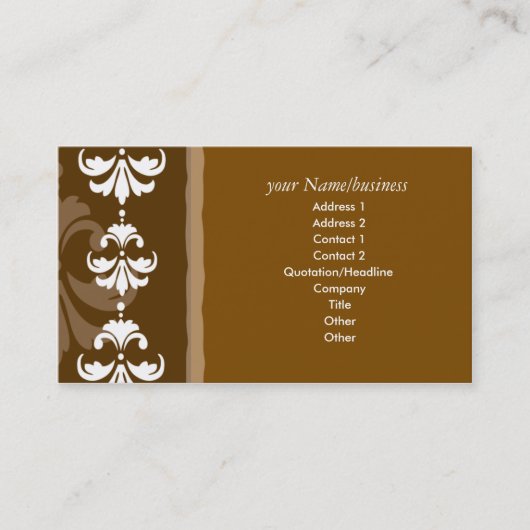 ブルーダマスクの名刺 名刺 (正面)