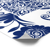 ブルーダマスクギクレアートへの感謝の祈りの言葉 ポスター (角)