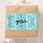 ブルーダマスクコールドプロセス石鹸ラベルテンプレート ラベル (インサイチュ)