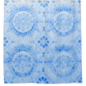 ブルーダマスクシャワーカーテン シャワーカーテン (正面)