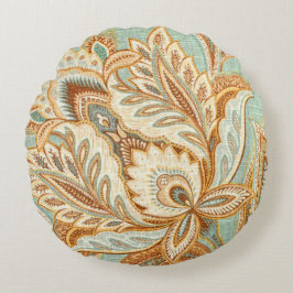 ブルーダマスクスタイル ラウンドクッション