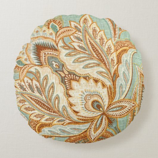 ブルーダマスクスタイル ラウンドクッション (正面)