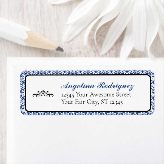 ブルーダマスクパターン卒業 ラベル (インサイチュ)