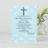 ブルーダマスクボーイズコミュニオン招待状 招待状 (スタンド正面)