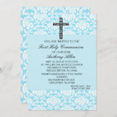 ブルーダマスクボーイズコミュニオン招待状 招待状 (正面/裏面)