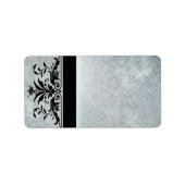 ブルーダマスク住所 シール- ラベル (正面)