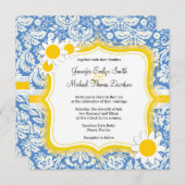 ブルーダマスク；デイジー 招待状 (正面/裏面)