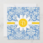 ブルーダマスク；デイジー 招待状 (裏面)