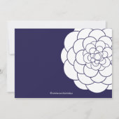 ブルーダモダンリア開花誕生パーティー 招待状 (裏面)