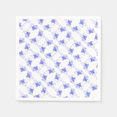 ブルーダラウズ スタンダードカクテルナプキン (正面)