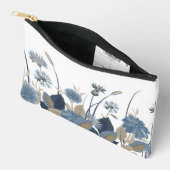 ブルーダリアスコーンフラワー アクセサリーポーチ (見開き)