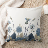 ブルーダリアスコーンフラワー クッション (ブランケット)