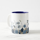 ブルーダリアスコーンフラワー ツートーンマグカップ (正面左)