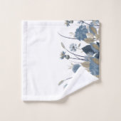 ブルーダリアスコーンフラワー バスタオルセット (ウォッシュタオル)