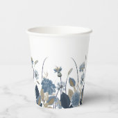 ブルーダリアスコーンフラワー 紙コップ (裏面)