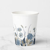 ブルーダリアスコーンフラワー 紙コップ (右)