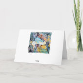 ブルーダンサーグリーティングカード「信頼」 カード (裏面)