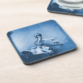 ブルーダンサーデジタルアート コースター (左側)