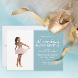 ブルーダンスリサイタル写真 招待状