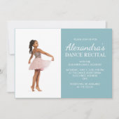ブルーダンスリサイタル写真 招待状 (正面)