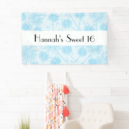 ブルーダンデリオンフラワーズスウィートフローラ16 横断幕 (インサイチュ)