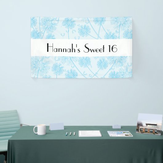 ブルーダンデリオンフラワーズスウィートフローラ16 横断幕 (トレードショー)