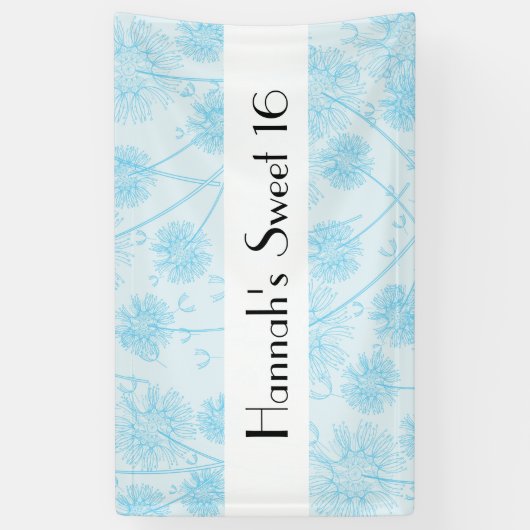 ブルーダンデリオンフラワーズスウィートフローラ16 横断幕 (縦)