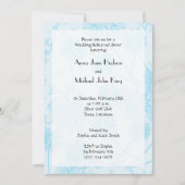 ブルーダンデリオンフラワーズ、フローラリハーサルディナー 招待状 (正面)