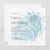 ブルーダンデリオン招待状 招待状 (正面/裏面)