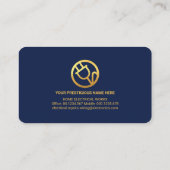 ブルーダークネスレイヤーズ金ゴールド電気技師 名刺 (裏面)