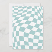 ブルーダートバイクボーイモトクロスレーシングバースデーパーティー 招待状 (裏面)