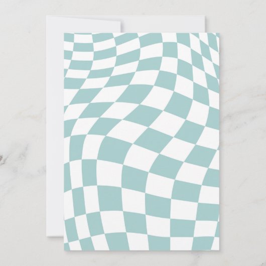 ブルーダートバイクボーイモトクロスレーシングバースデーパーティー 招待状 (裏面)