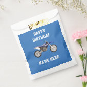 ブルーダートバイク誕生日パーティーギフトお願いバッグ フェイバーバッグ (封をした状態)