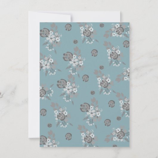 ブルーダービー競馬バースデーパーティーの招待状 招待状 (裏面)