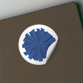 ブルーチアリーダーpom pom ラウンドシール