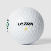 ブルーチェックの70歳の誕生日パーティー FORE-Get Age 70 ゴルフボール (ロゴ)