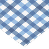 ブルーチェックコテージチャームラージテーブルランナー ロングテーブルランナー (コーナー)