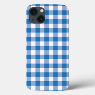 ブルーチェック iPhone 13ケース