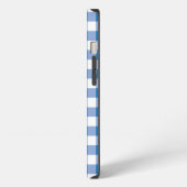 ブルーチェック iPhoneケース (左側面)