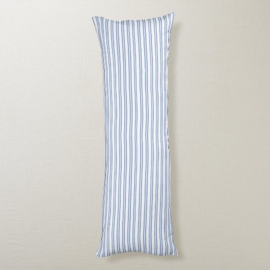 ブルーチキングストライプズファームハモノグラムのウス ボディピロー (裏面 (縦))