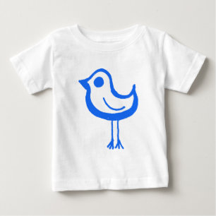 ブルーチキン ベビーTシャツ
