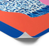 ブルーチノイスリージンジャージャースアートプリント ポスター (角)