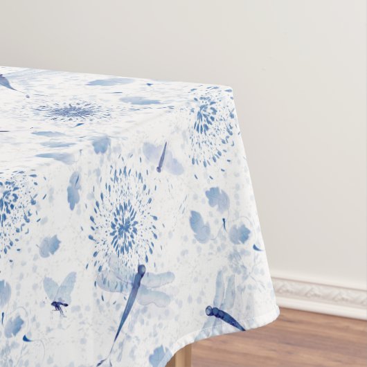 ブルーチノイスリードラゴンフライフローラ テーブルクロス (インサイチュ)