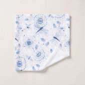 ブルーチノイスリードラゴンフライフローラ バスタオルセット (ウォッシュタオル)