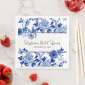 ブルーチノイスリーフローラ水彩ブライダルシャワー (インサイチュ)